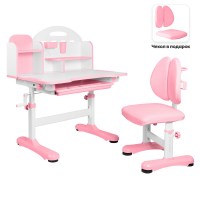 Комплект парта и стульчик Anatomica Fiona розовый